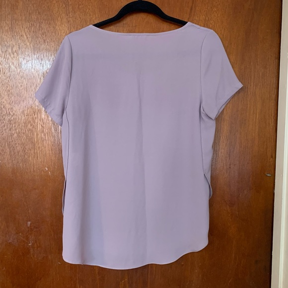 Lush Purple Taupe Blouse - Picture 2 of 3